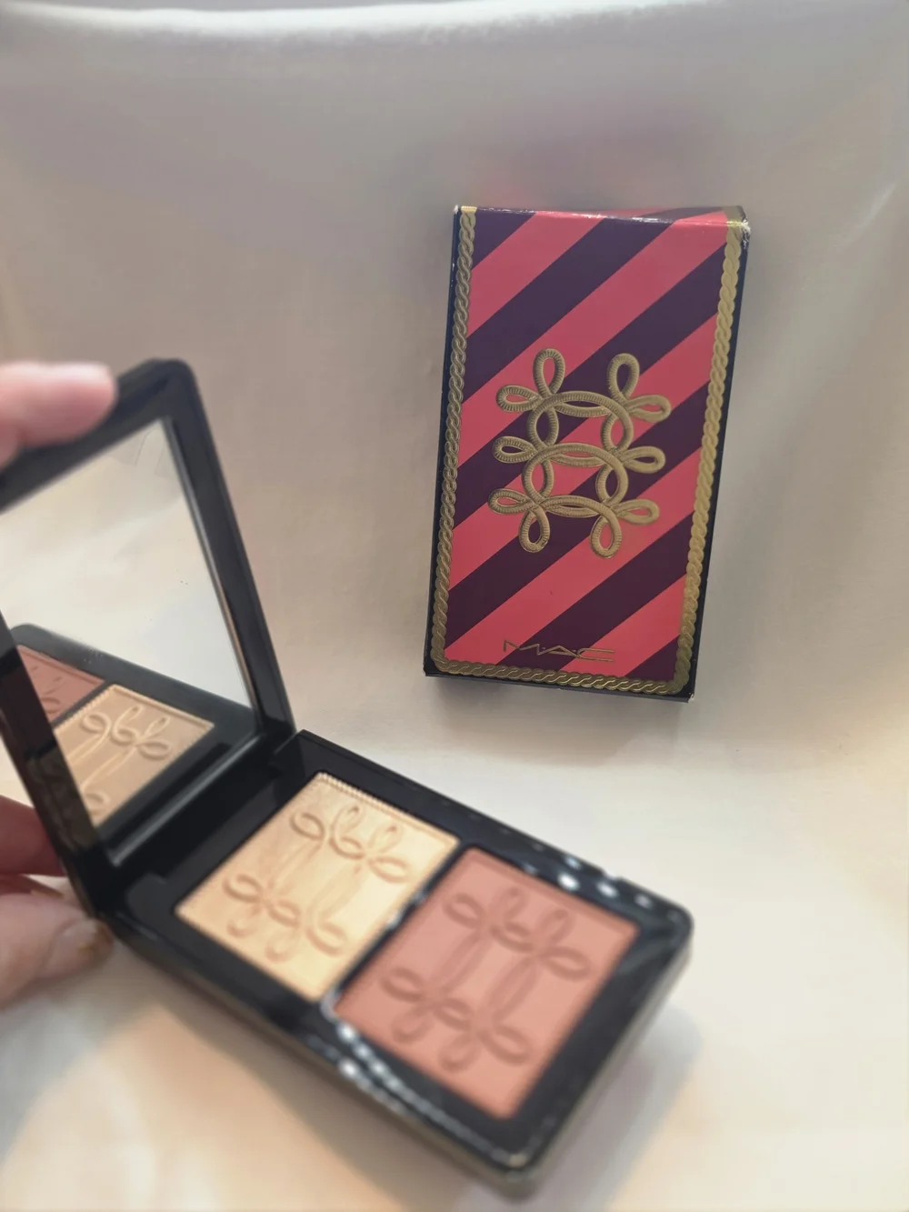 MAC Cosmetics Duo Blush & Highlighter Palette - Peach & Champagne